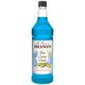 Monin Monin Blue Cotton Candy Syrup 1 Liter Bottle, PK4 M-FR092F